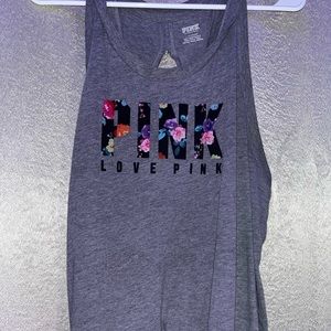 Large women’s pink workout Tank top
